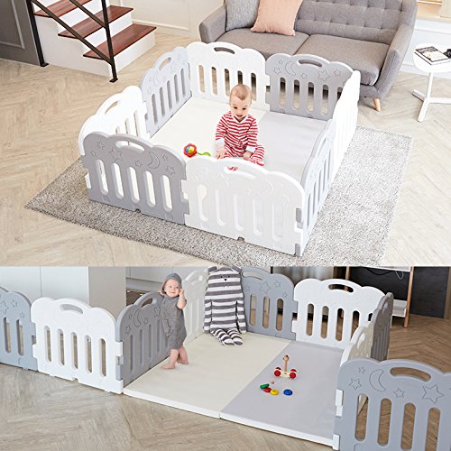 Amazon.co.jp: Caraz カラズ プレイマット 2段 140×140cm 厚さ4cm 3段