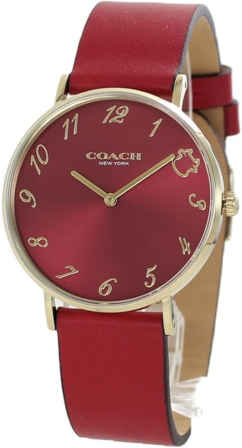 Amazon.co.jp: [コーチ] 腕時計 レディース PERRY ペリー 赤 丑年 干支