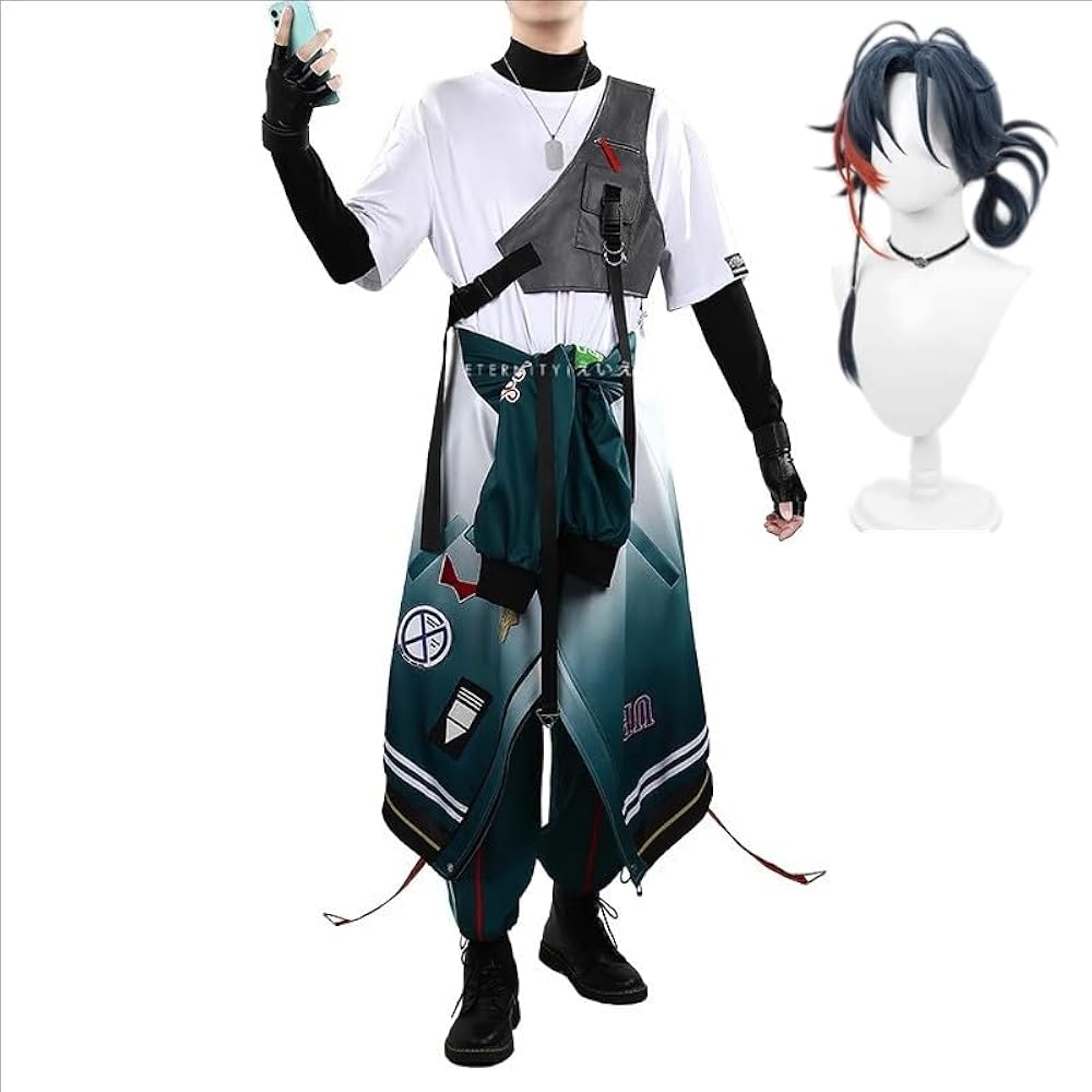 Amazon.co.jp: [えいえン] 魁星 新衣装 コスプレ衣装 +ウィッグ （靴