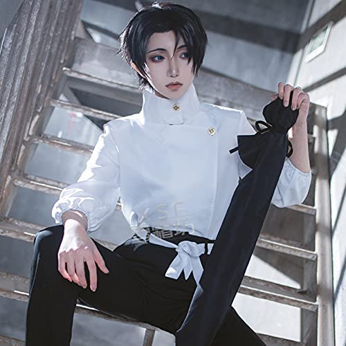Amazon.co.jp: 呪術廻戦 乙骨憂太 コスプレ コスチューム 【ウィッグ