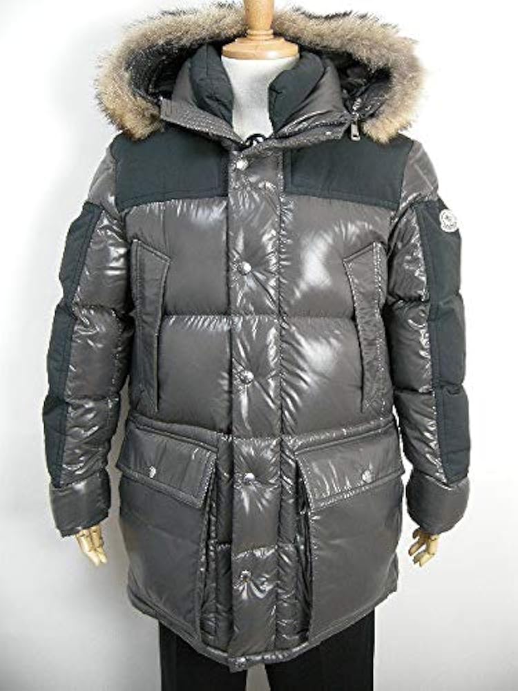 Amazon | [モンクレール] FREY フレイ メンズ ファー付きダウンコート