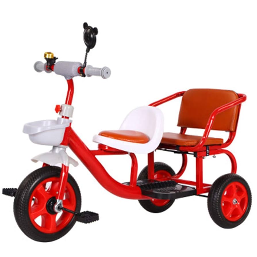 三輪車 自転車 こども用 子供用 多機能 安全 (レッド) - ⭐️新品