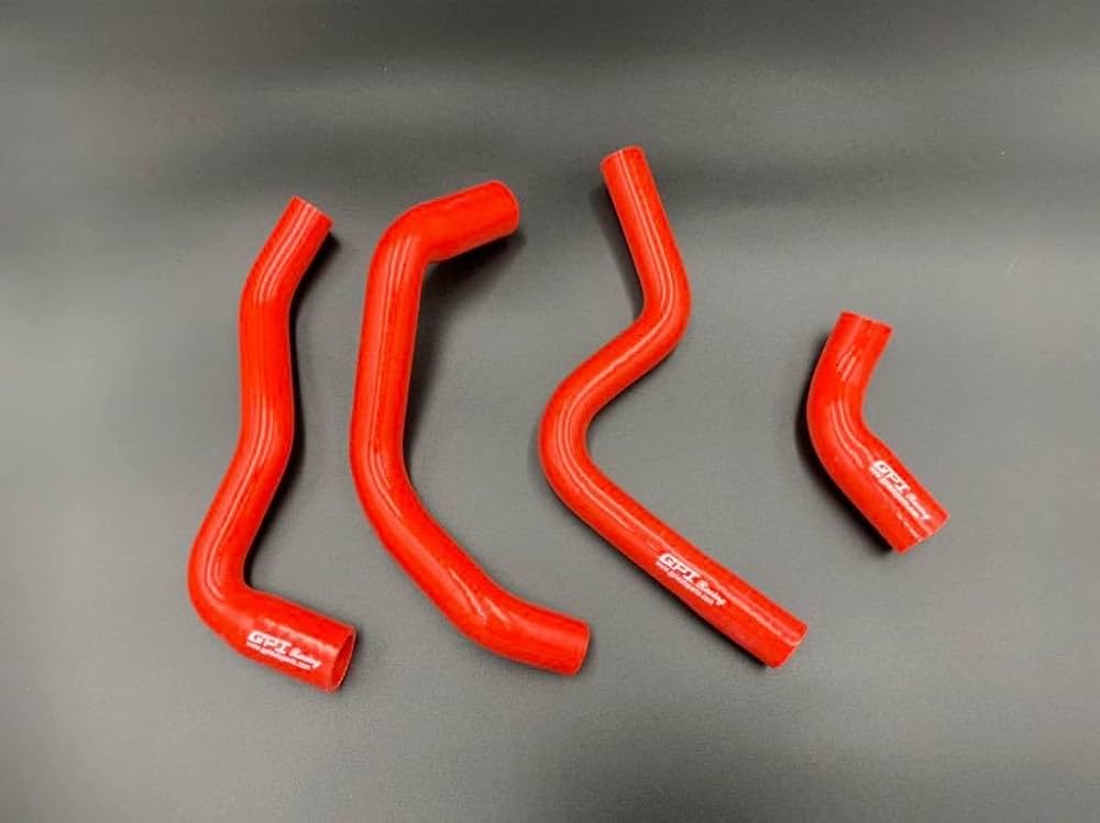 Amazon.co.jp: ZRX400 シリコンラジエターホース ラジエーターレッド