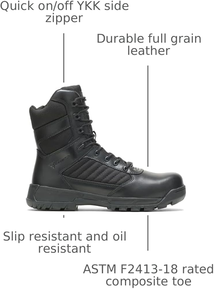 Amazon.com: Bates Men's Tactical Sport 2 Tall Side Zip Composite