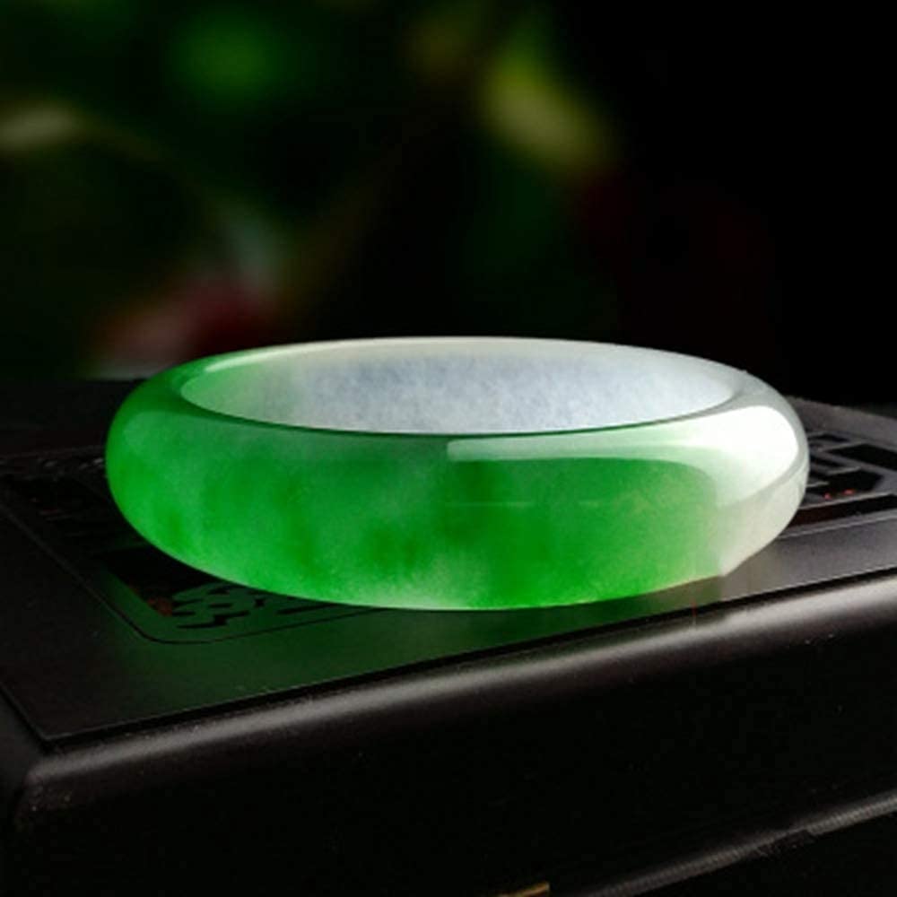 Amazon.co.jp: レディース翡翠バングル、レディースブレスレット、天然