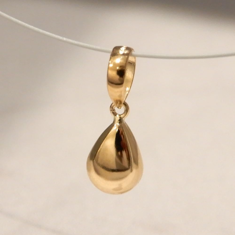 Amazon | [本間宝石] 18金 ペンダントトップ ティアドロップ (Lサイズ