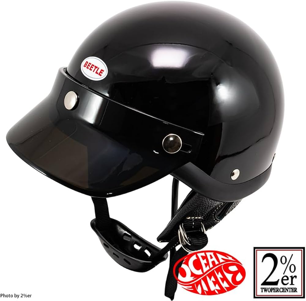 Amazon.co.jp: OCEAN BEETLE Shorty 4 Helmet Black OCEANBEETLE