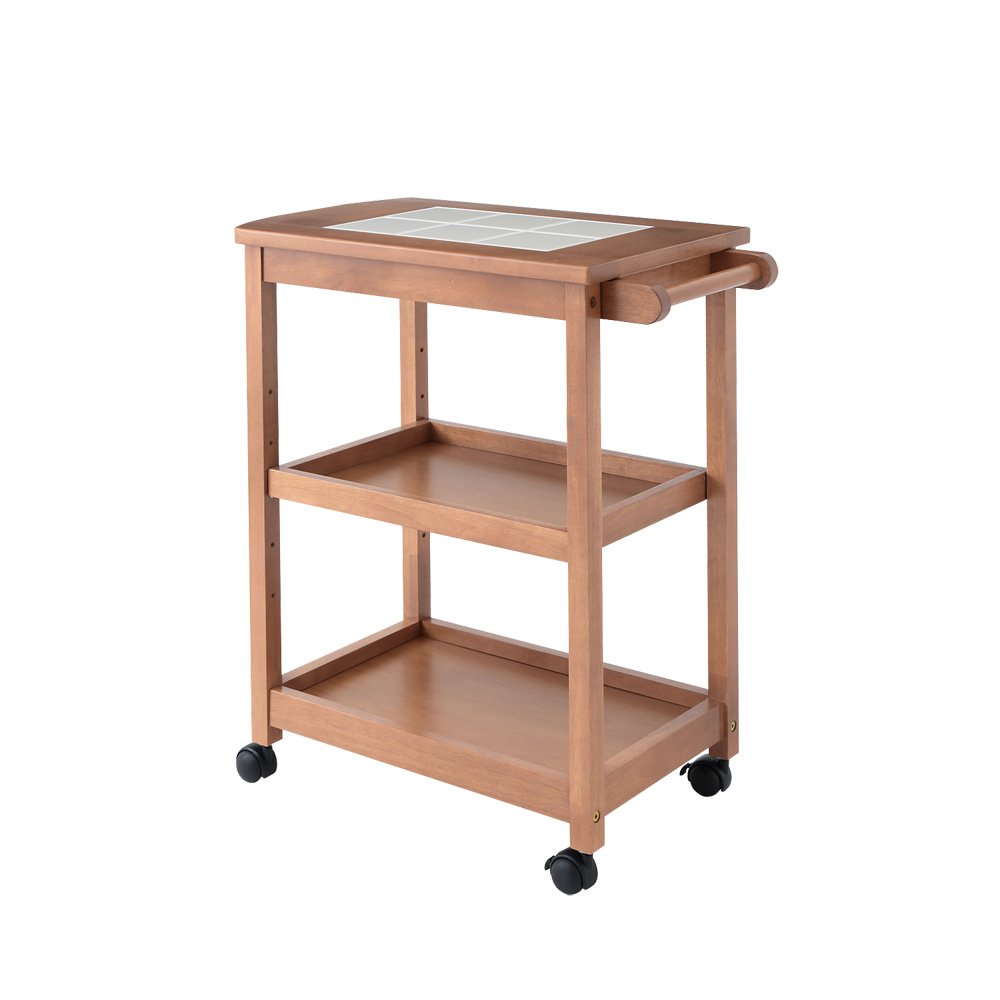 Amazon.co.jp: キッチンワゴン タイル 天板 カントリー キッチン