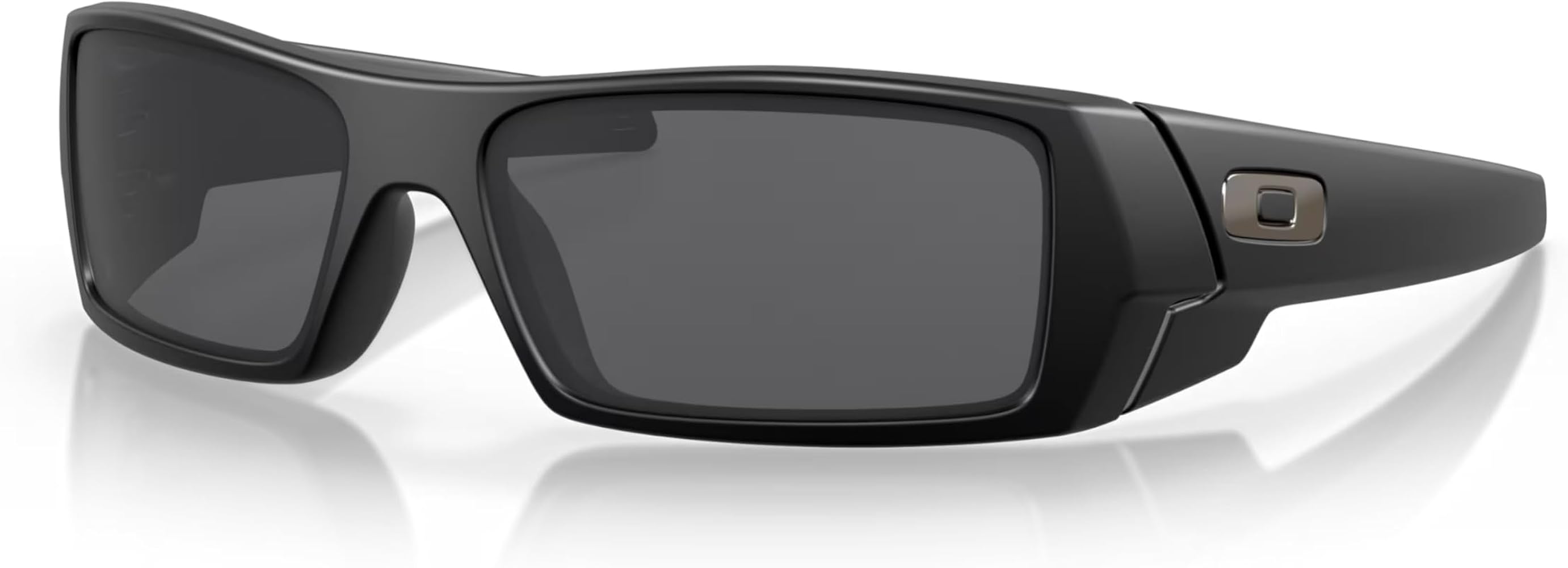 New Oakley Gascan Matte Black Frame Sunglasses With Grey Lens at