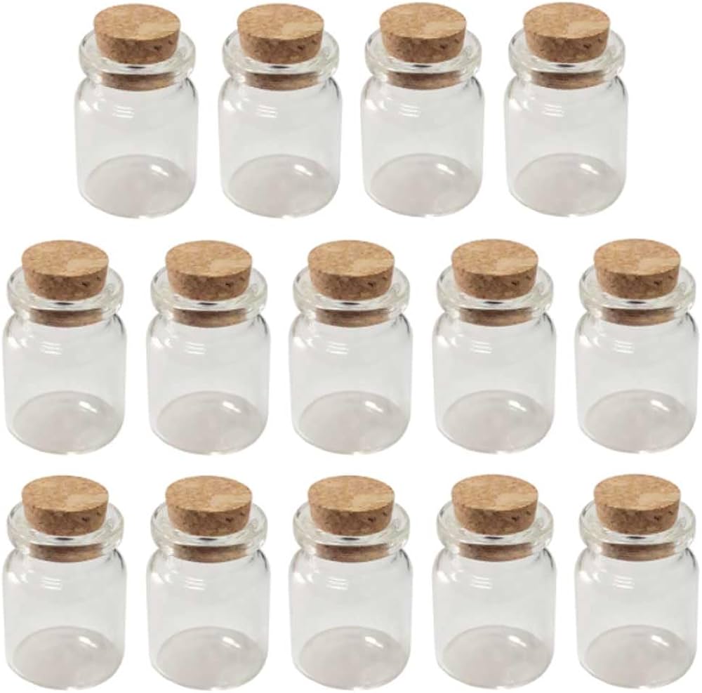 Amazon.co.jp: オーディオファン インテリア ガラス ミニボトル コルク