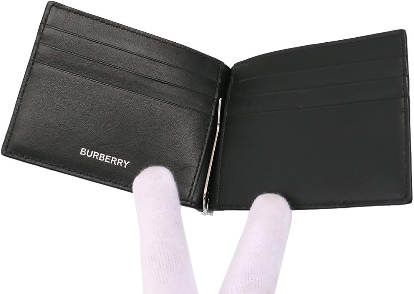 Amazon.co.jp: [BURBERRY] [バーバリー] マネークリップ 2つ折り財布