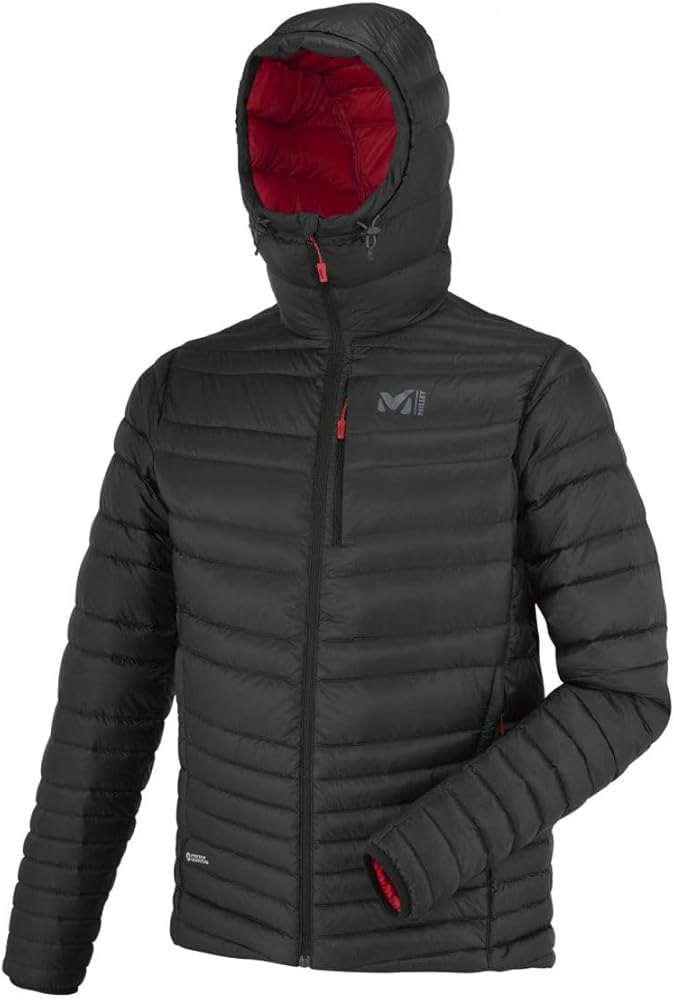 Amazon.co.jp: [ミレー] HEEL LIFT K DOWN HOODIE MIV7605 0247 BLACK