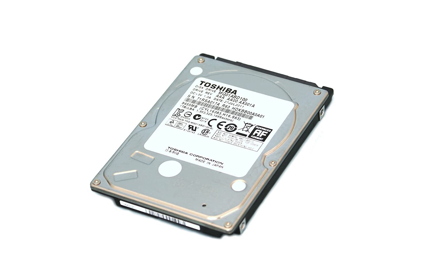 Amazon.com: Toshiba MQ01ABD100 1000 GB Internal : Electronics