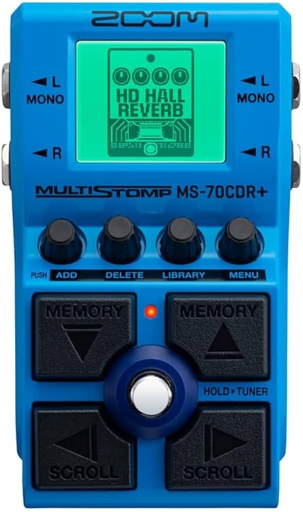 Amazon.com: Zoom MS-70CDR+ MultiStomp Guitar Effects Pedal with
