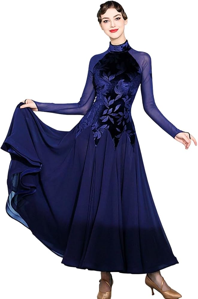 Amazon.co.jp: [RIKOUZY] 社交ダンス ドレス 高級 社交ダンス衣装