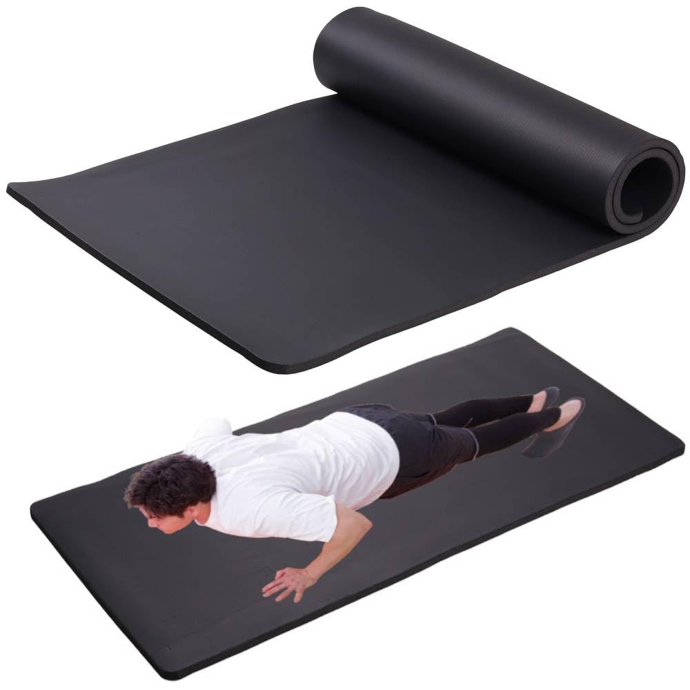 Amazon | seathestars トレーニングマット 厚め 大きめ 幅広90cm 極厚