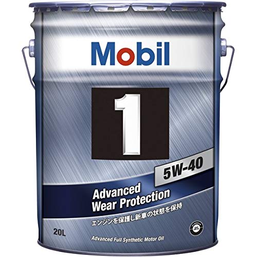 Amazon | Mobil エンジンオイル モービル1 5W-40 SN 20L | 車用