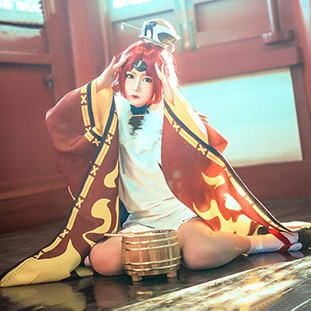 Amazon.co.jp: 【Akiko】 Fgo Fate 紅閻魔 コスプレ 霊基再臨第一段階