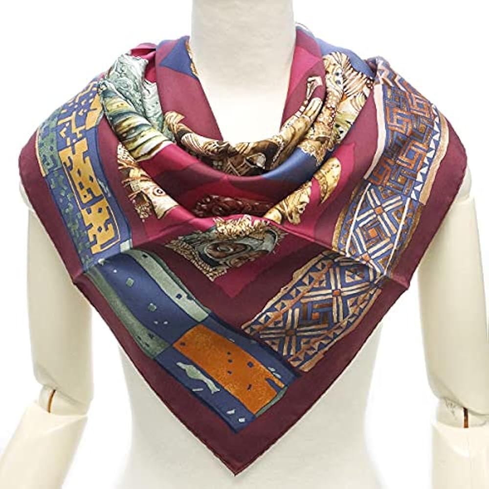 Amazon | [エルメス] スカーフ 90x90 PERSONA カレ ツイル シルク100