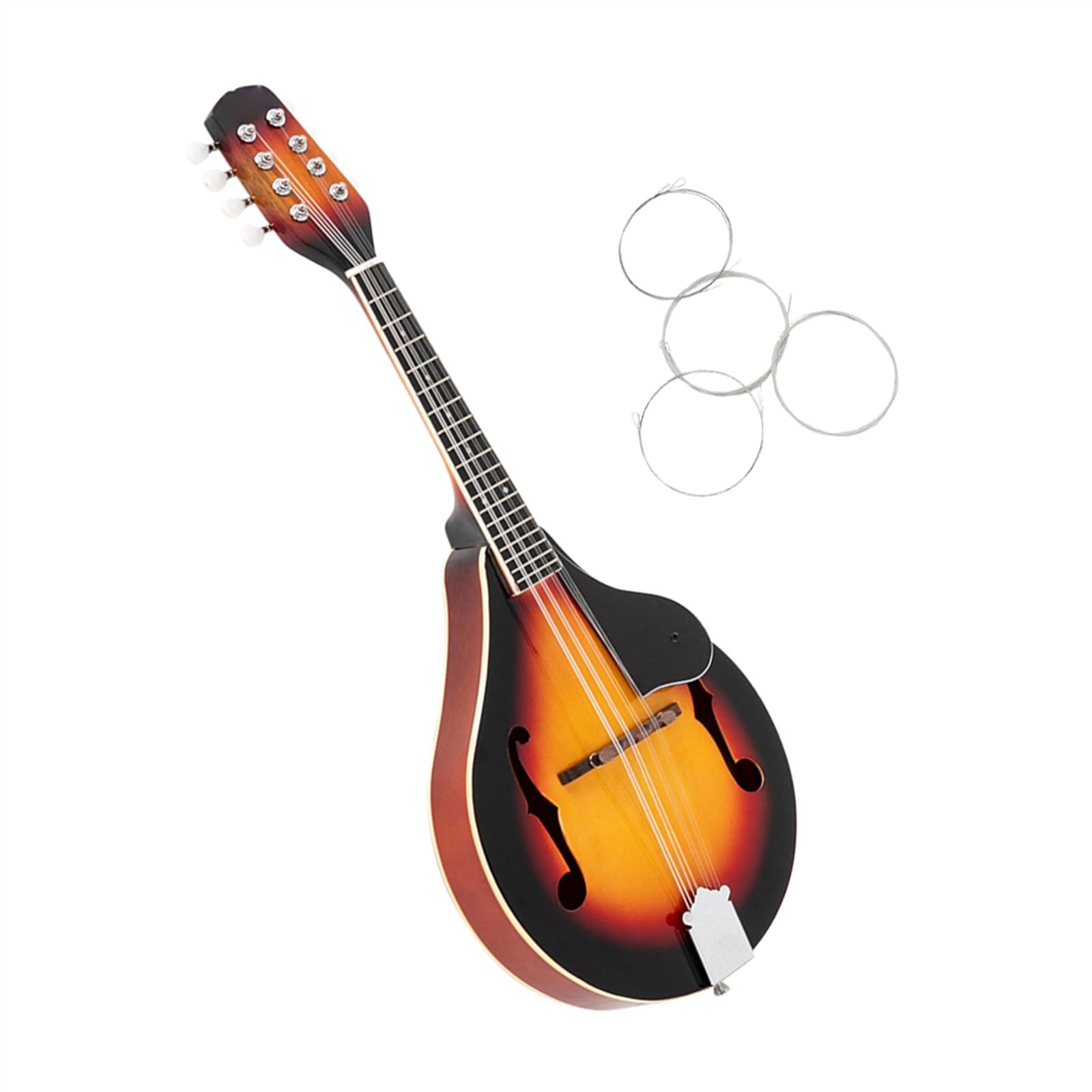 Amazon | マンドリン楽器 スタイル 8 弦マンドリン フラットバック