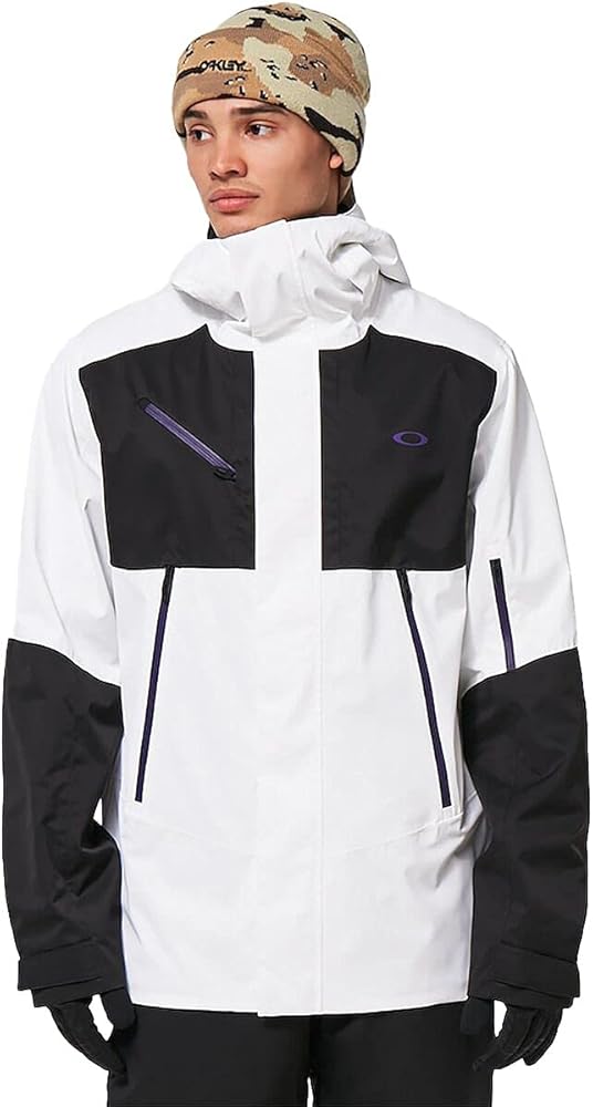 Oakley Men's Crescent 3.0 Shell Jacket, White, Small at Amazon