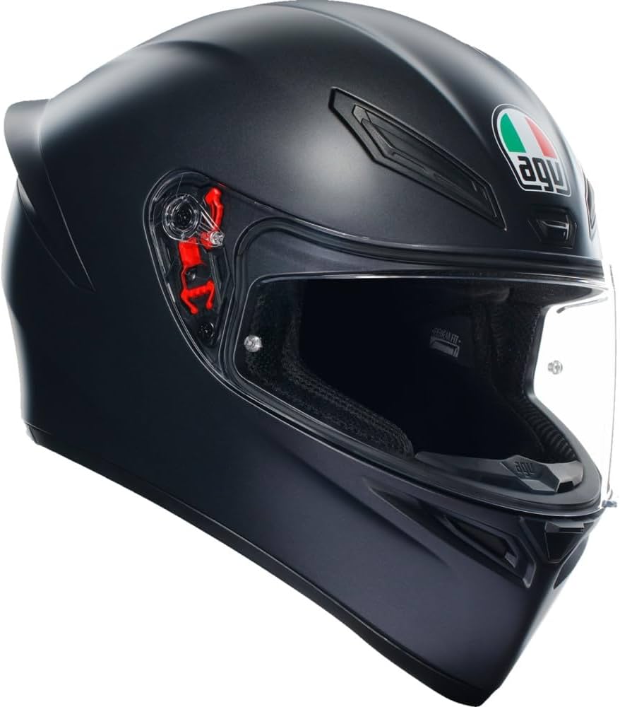 Amazon.com: AGV K1 S Street Helmet-Matte Black-L : Sports & Outdoors
