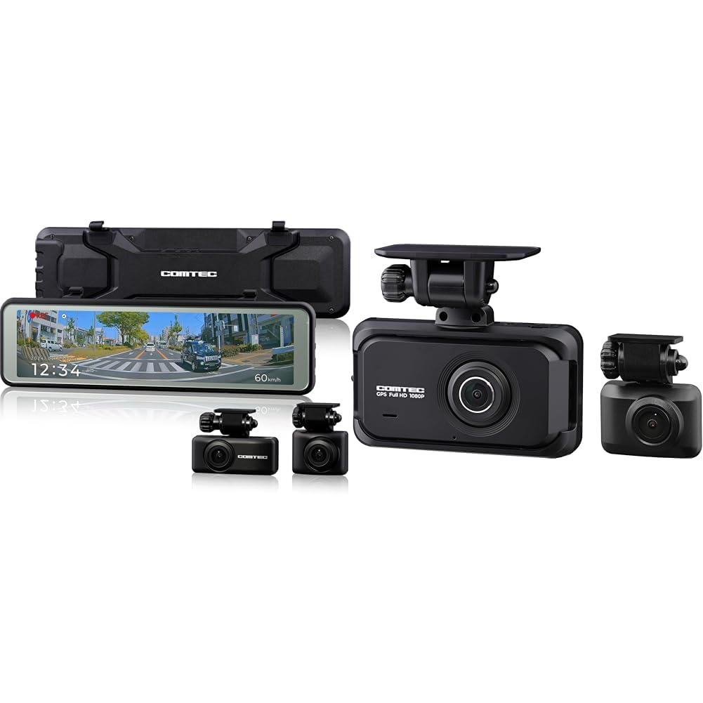 Amazon | 【セット買い】【Amazon.co.jp 限定】コムテック ミラー型