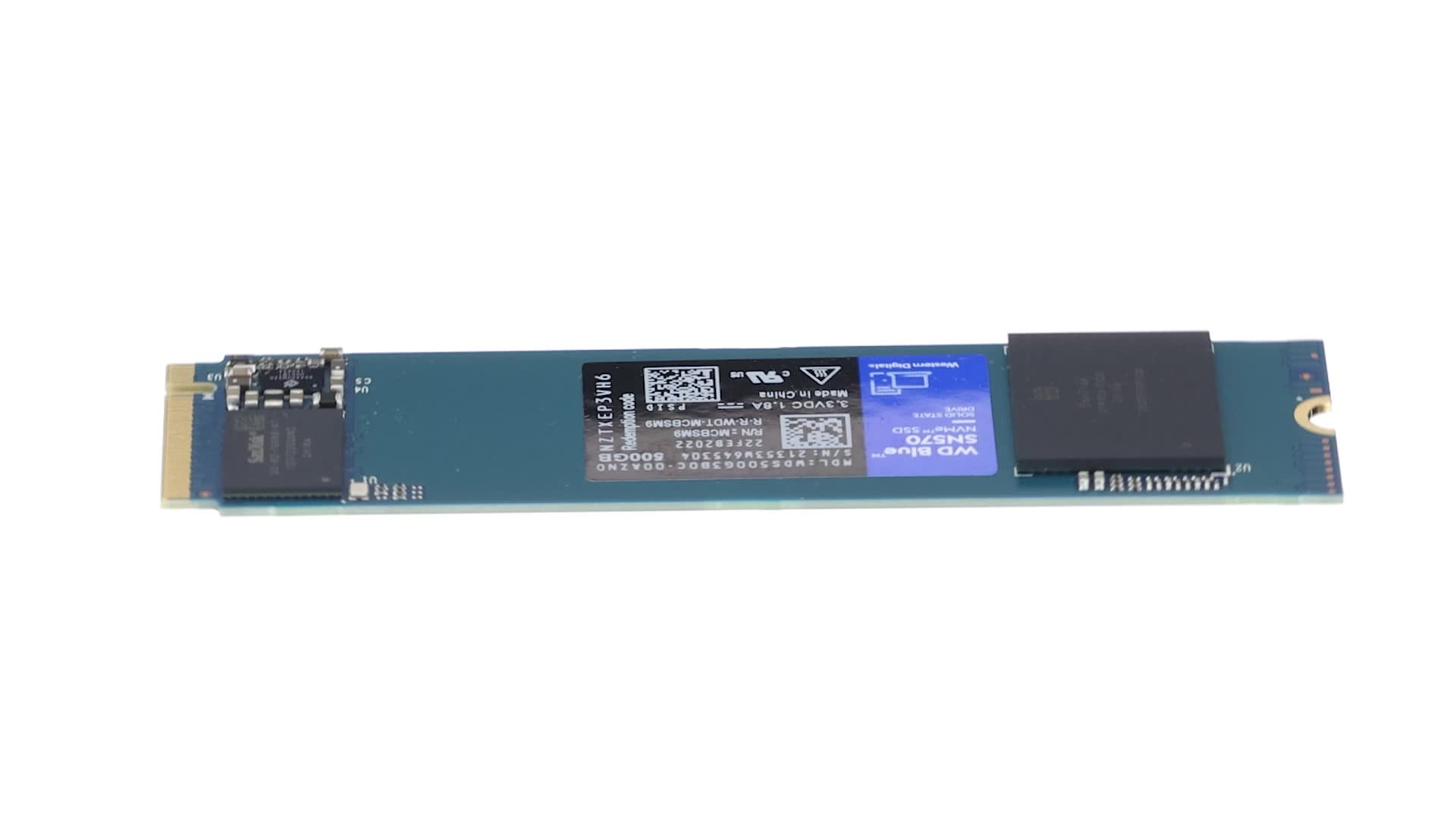 Western Digital 500GB WD Blue SN570 NVMe Internal Solid State
