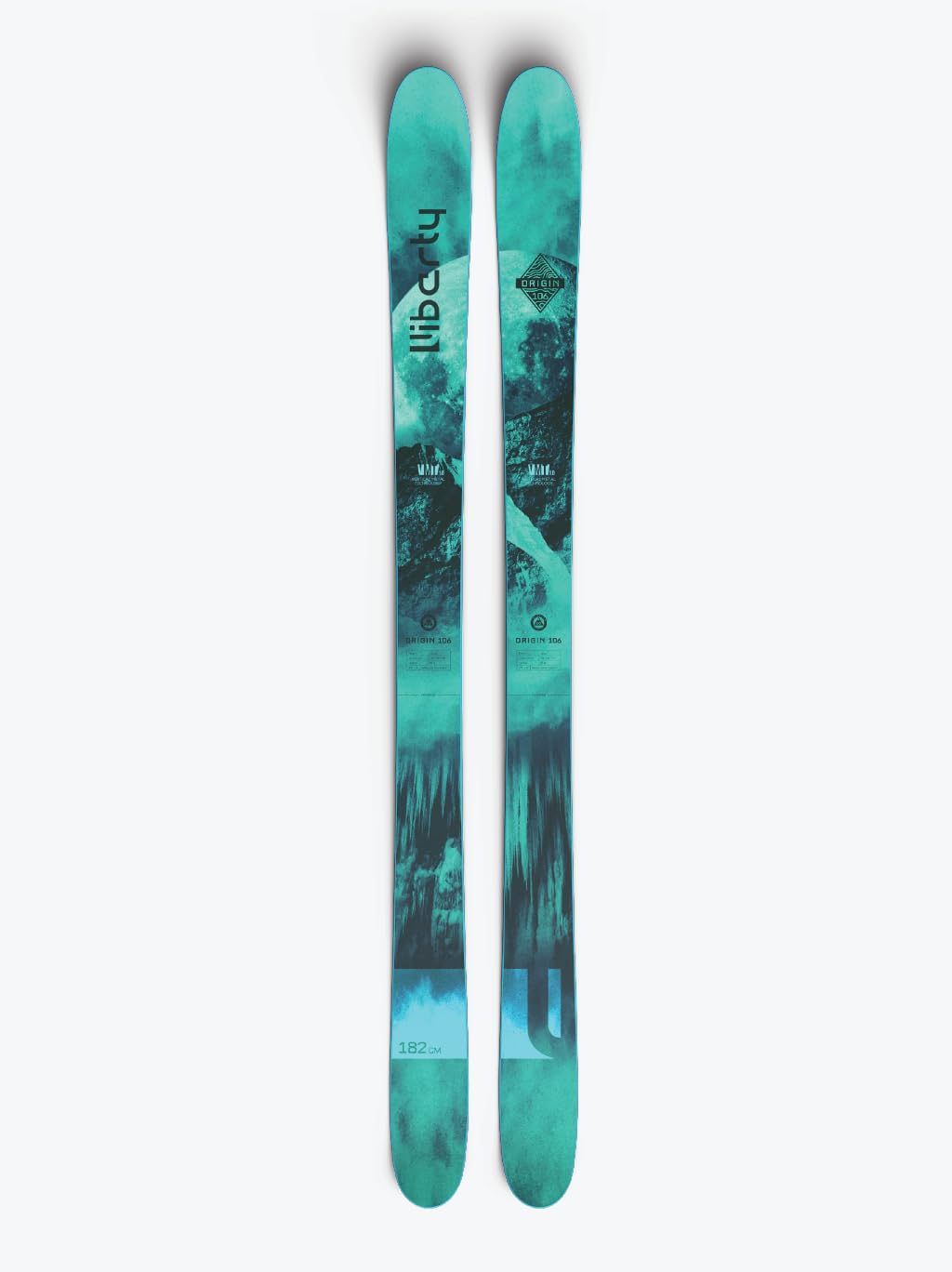Amazon | Liberty Skis Origin 106-2024 171cm アルペンスキー、竹