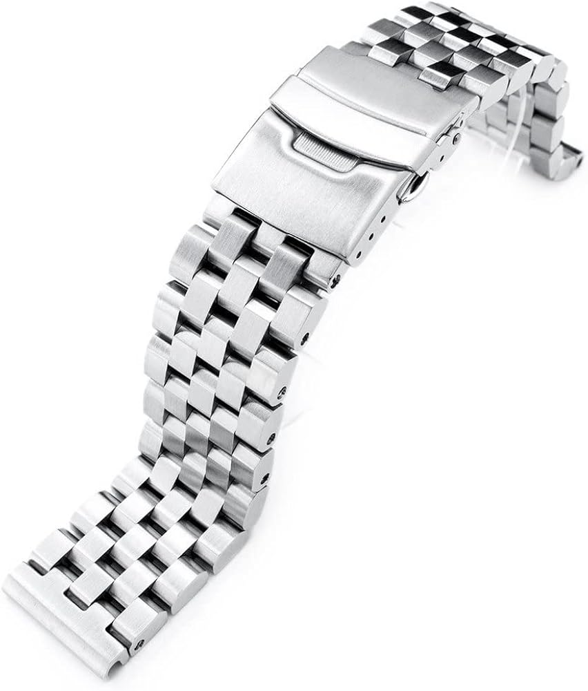 Amazon.co.jp: [MiLTAT] 22mm メタル時計バンド ステンレススチール