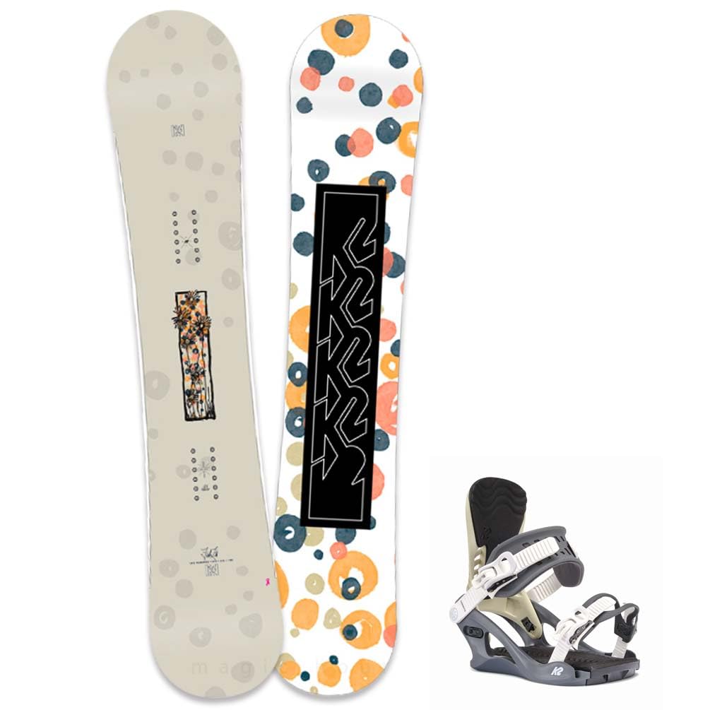Amazon | スノーボード 板 レディース 2点 セット K2 ケーツー FIRST