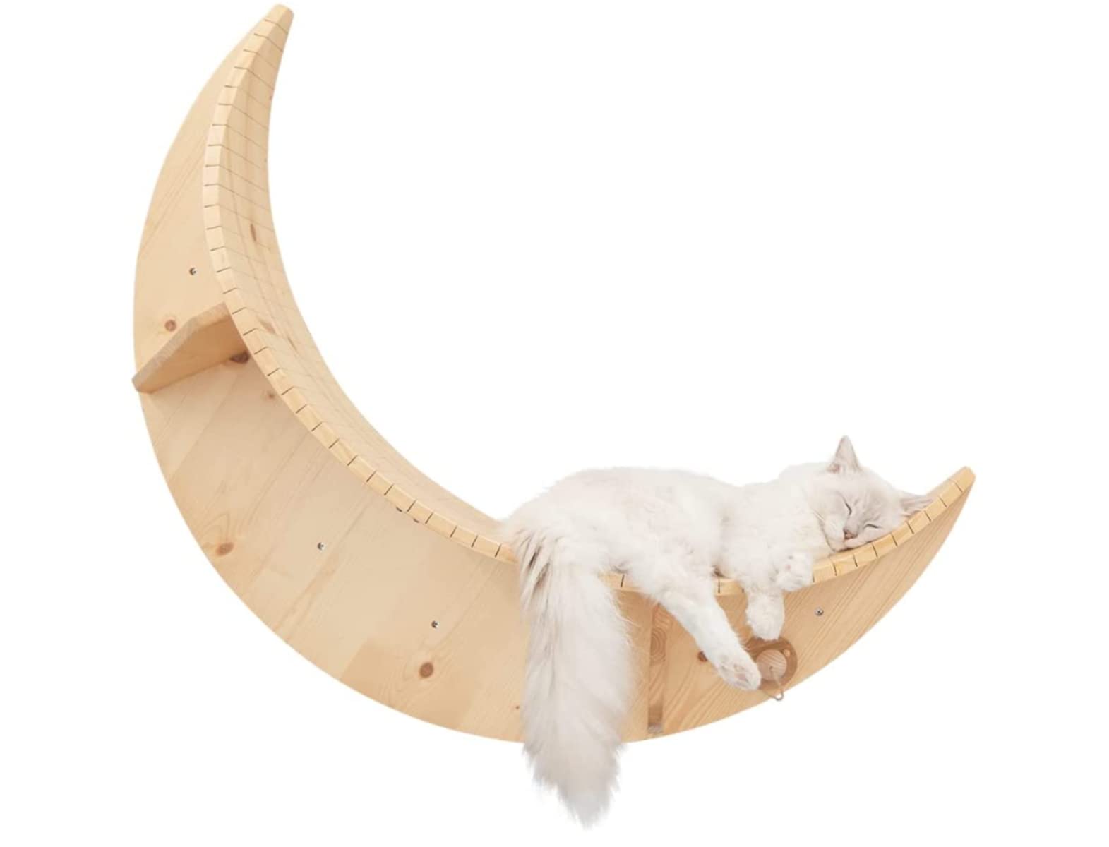 Amazon | MYZOO LUNA キャットステップ パイン材 キャットタワー【滑り