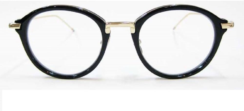 Amazon.co.jp: THOM BROWNE Tom Brown Glasses Frame TB011A-BLK-GLD