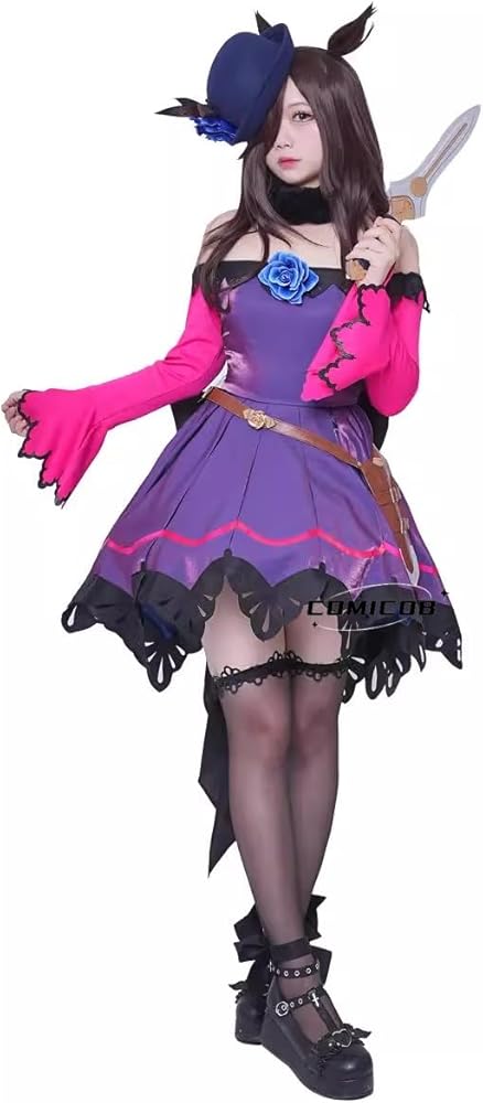 Amazon.co.jp: [COMICOBB] ウマ娘 ライスシャワー コスプレ衣装/靴