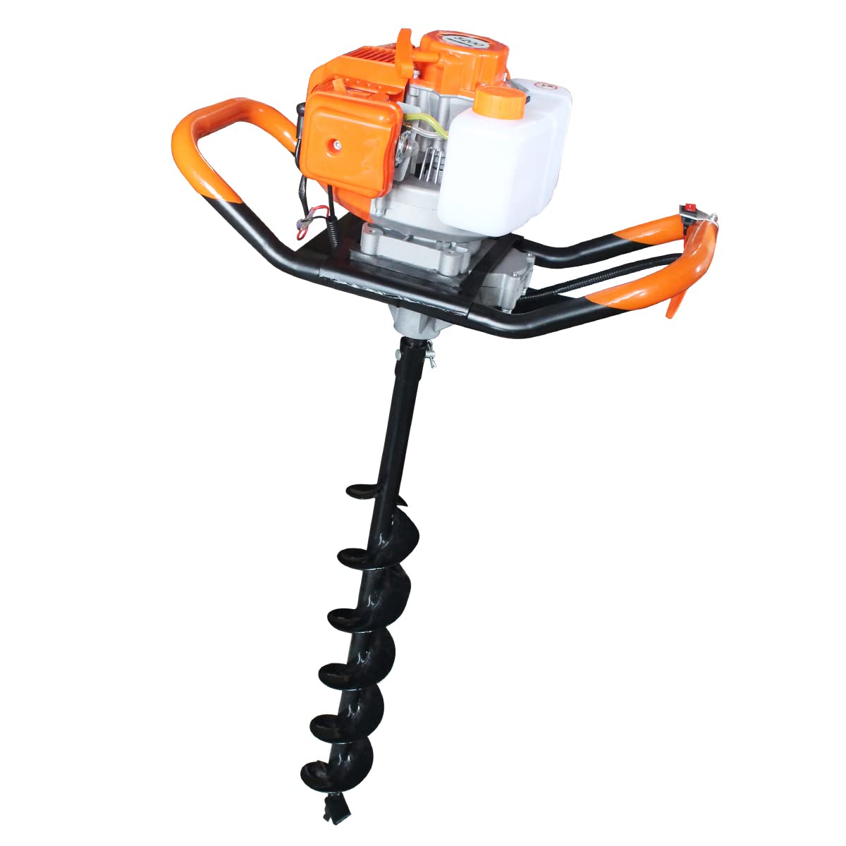 Amazon | 【ドリル付】2スト エンジン オーガー アースオーガー 穴掘り