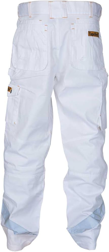 Amazon.com: TapeTech Premium Work Pants, Size 34US/50EU White