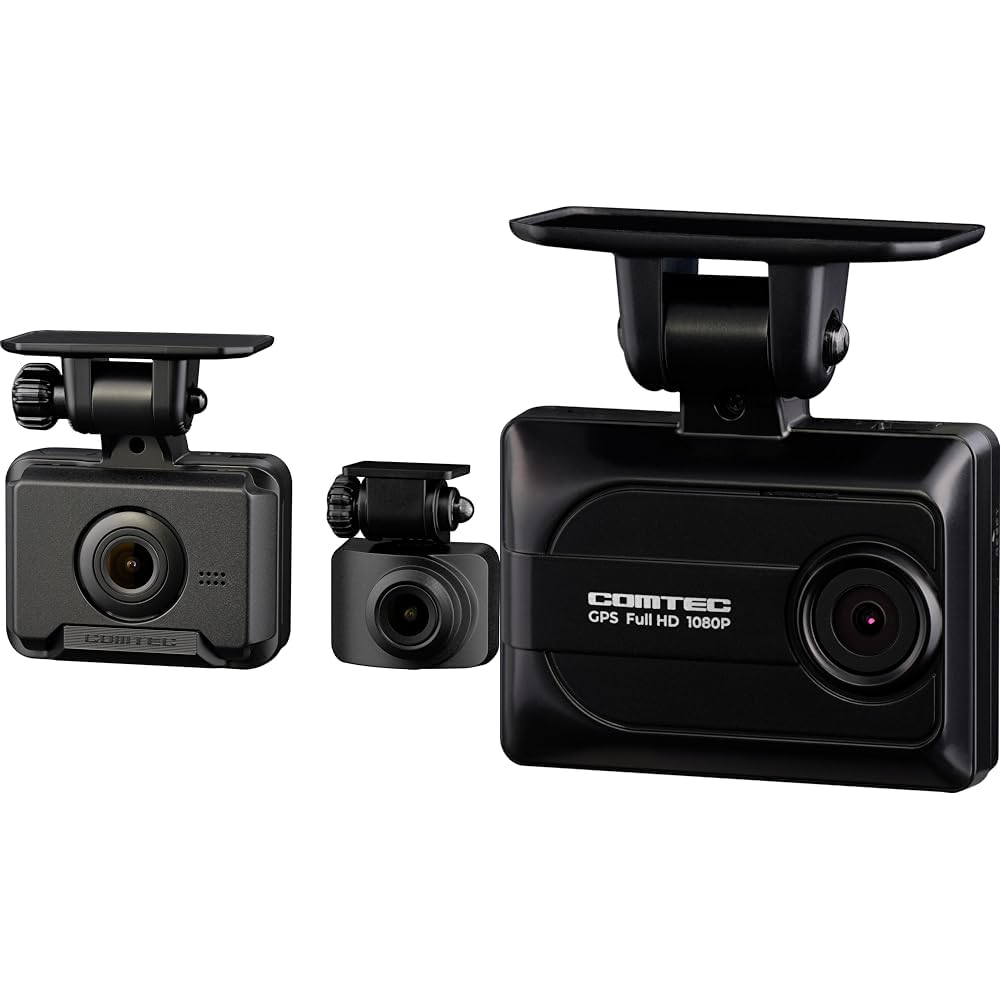 Amazon | 【セット買い】コムテック ドライブレコーダー ZDR043 前後2