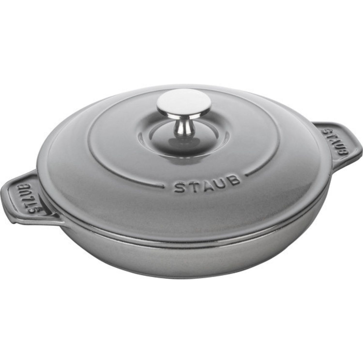 Amazon.co.jp : staub ストウブ 「 ラウンド ホットプレート グレー