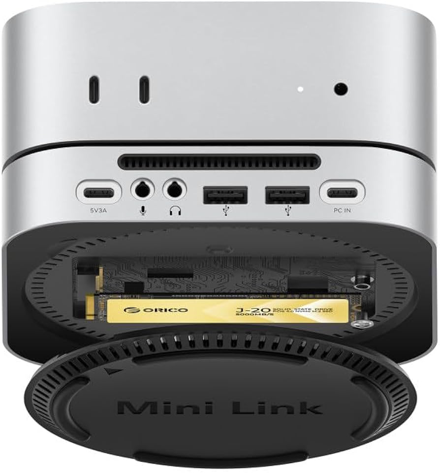 Amazon.co.jp: ORICO MiniLink Mac Mini M4 アルミ製ドッキング