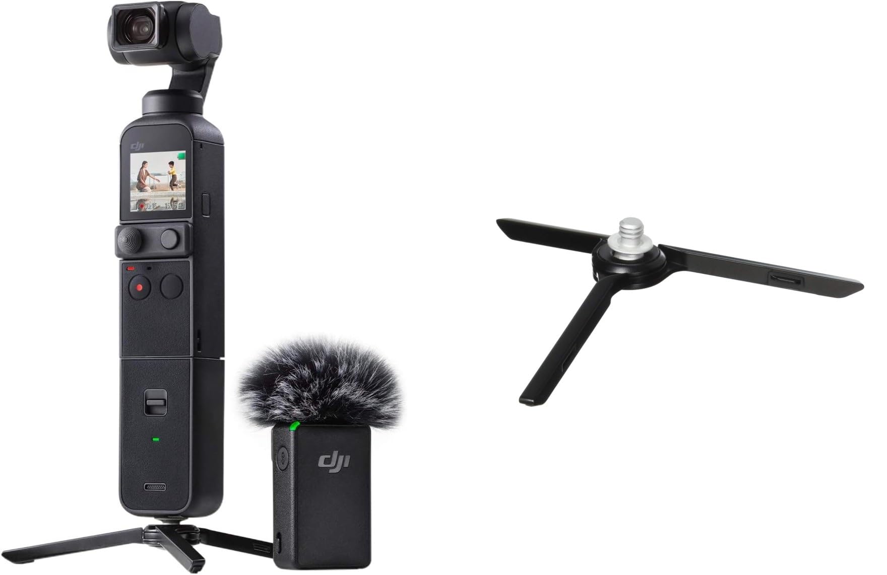 Amazon | DJI POCKET 2 黒 コンボ + DJI Pocket 2 マイクロ三脚