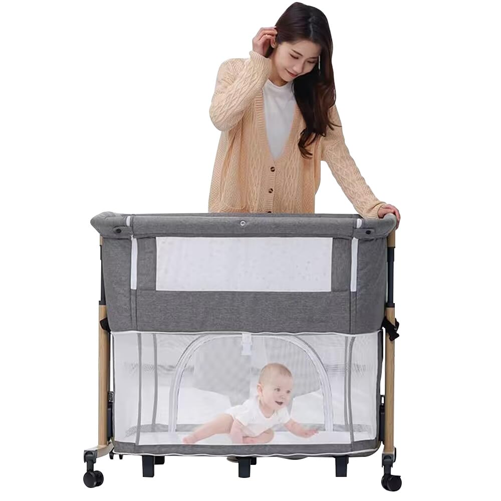 Amazon.co.jp: ZOOBLY ベビーベッド ミニ 添い寝 折りたたみ 持ち運び