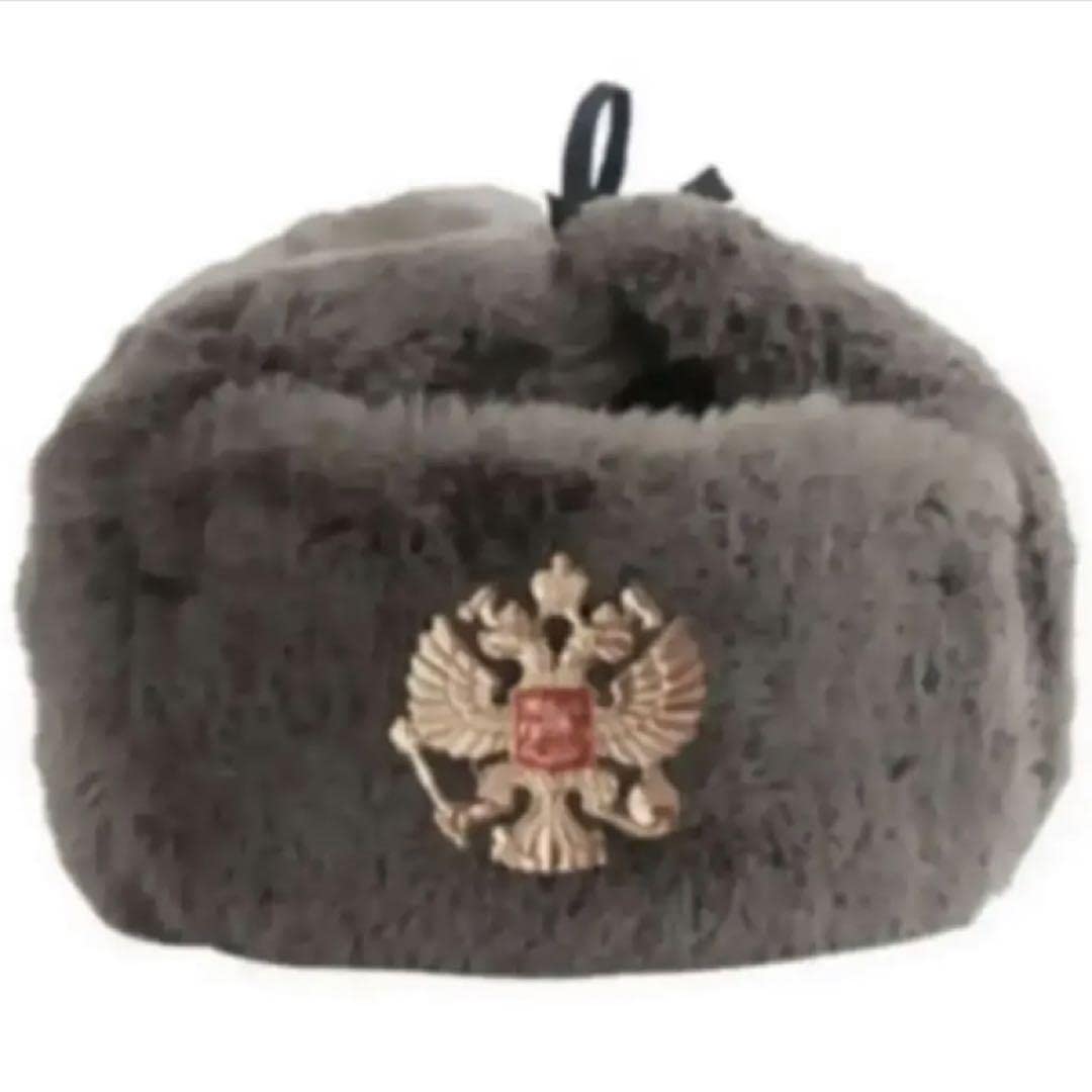 Amazon.co.jp: ソ連軍 ロシア軍ウシャンカ 防寒帽 ロシア軍毛皮帽