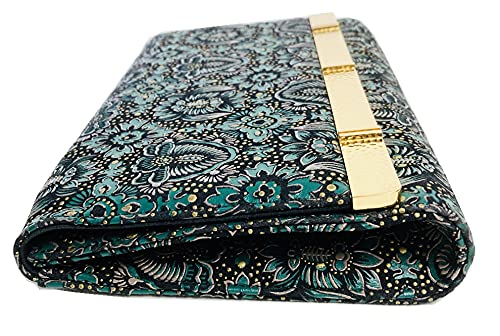 Amazon.co.jp: 印伝屋 印傳 indeene インディーヌ クラッチバッグ 深緑