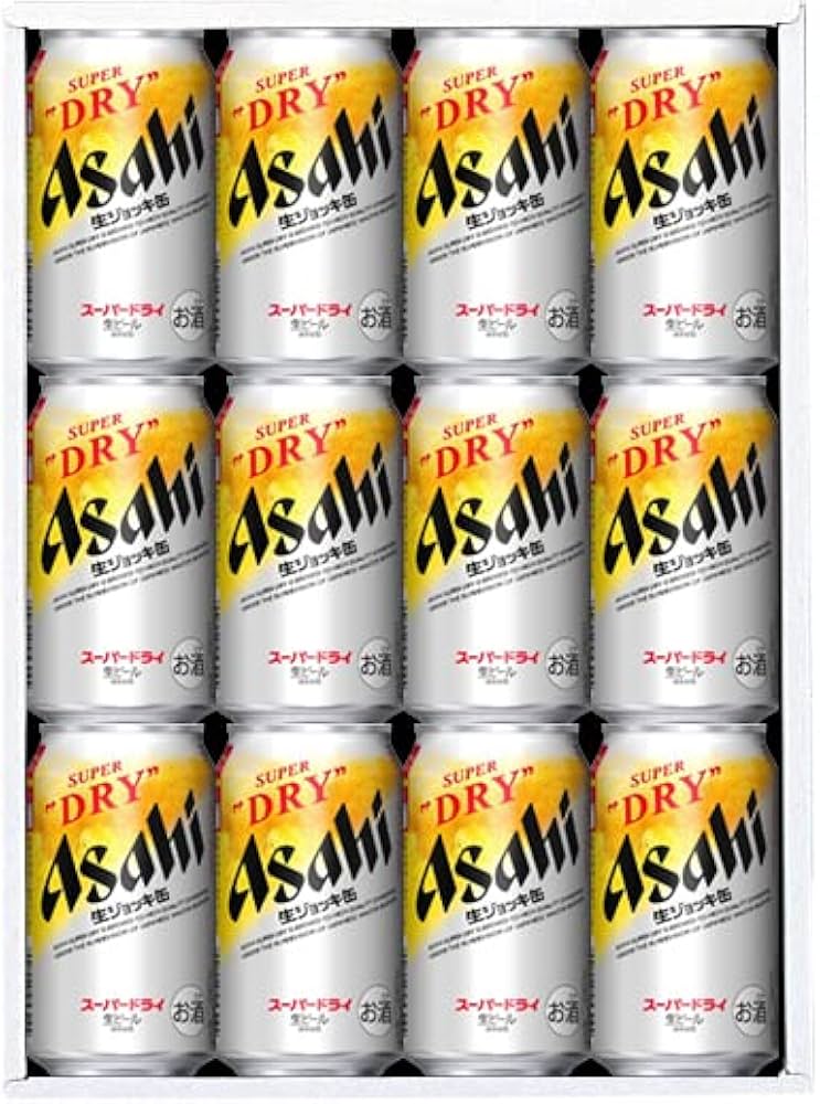 Amazon.co.jp: アサヒ スーパードライ 生ジョッキ缶 340ml×12本 ギフト