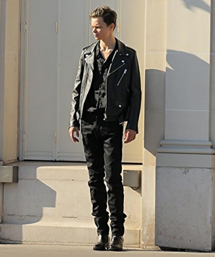 Amazon.co.jp: [リチウムオム] LAMB LEATHER W-RIDERS ラムレザー