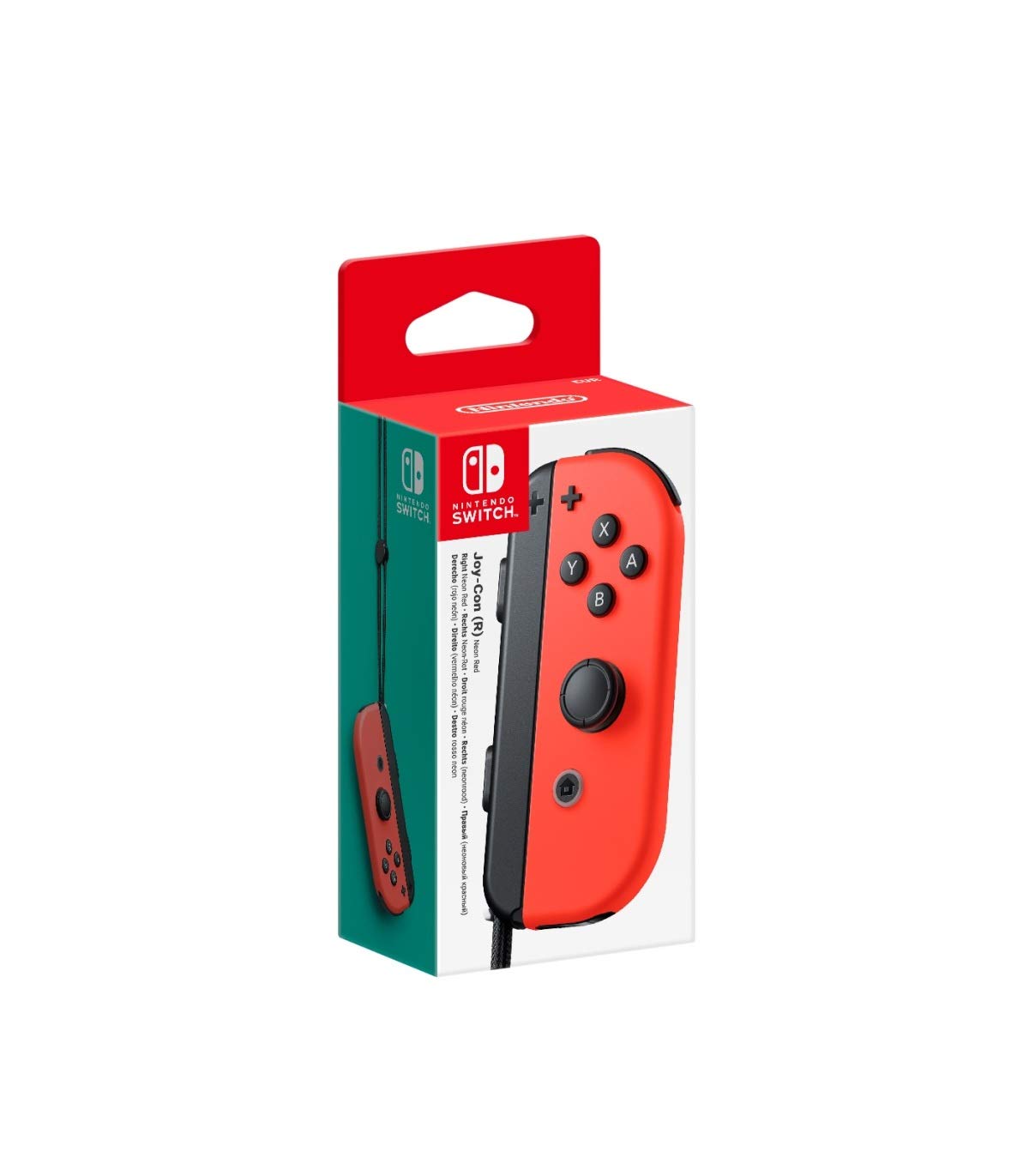 Amazon.com: Nintendo Switch Joy-Con (Right) - Neon Red (Renewed)