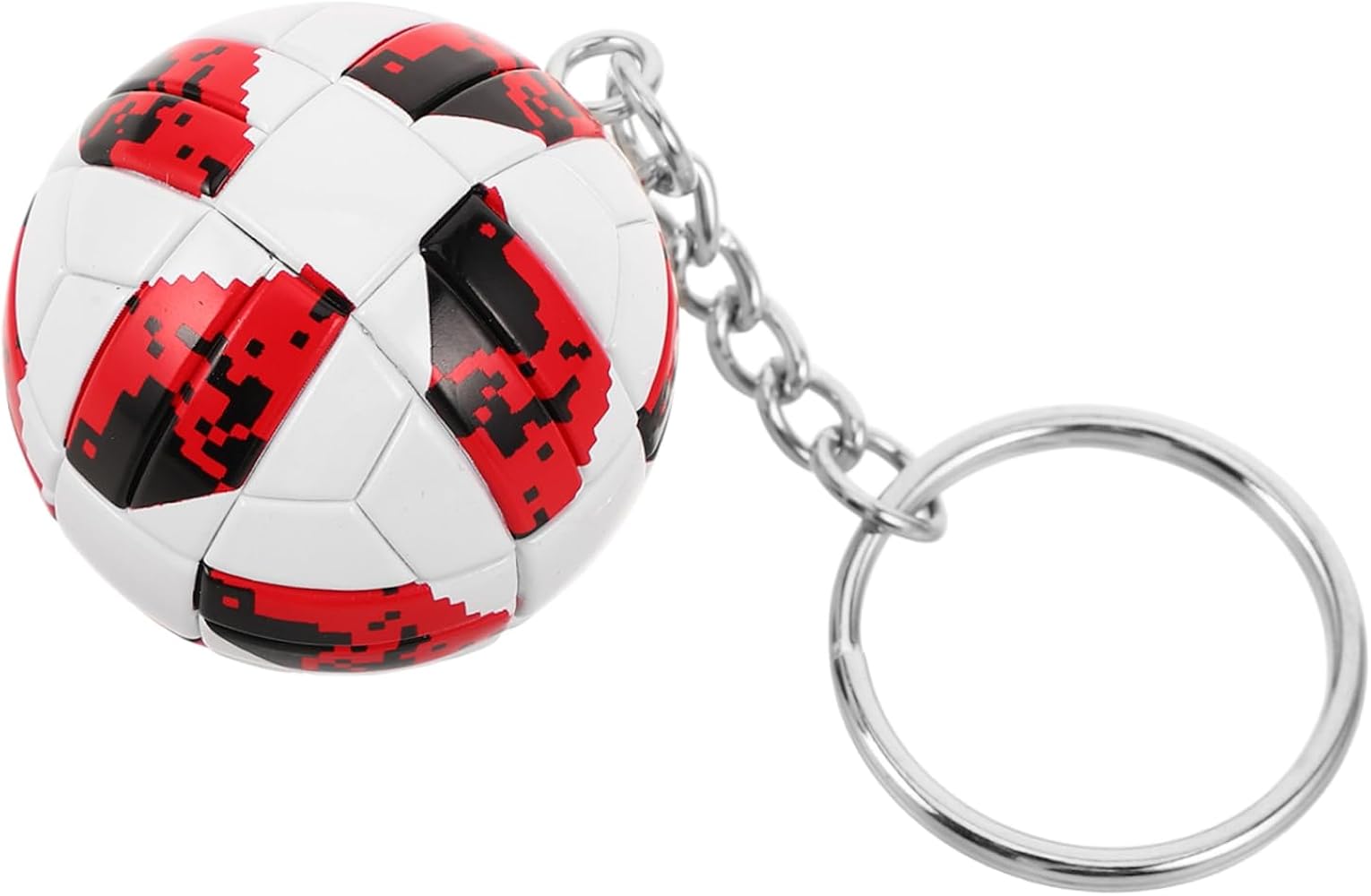 Amazon.co.jp: [LIFKOME] 赤いミニサッカーボールキーホルダー