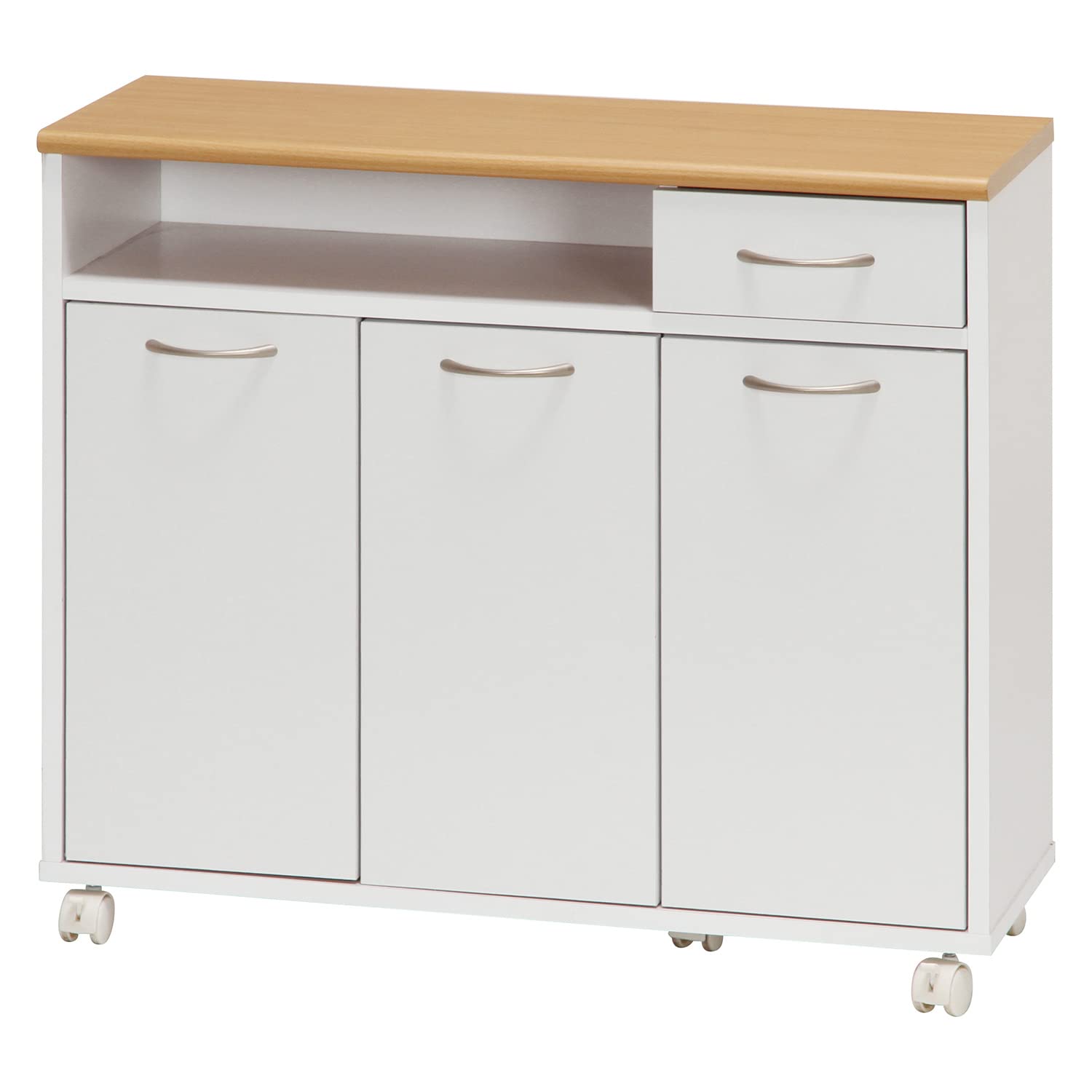 Amazon｜不二貿易(Fujiboeki) キッチンカウンター キッチン収納 幅80