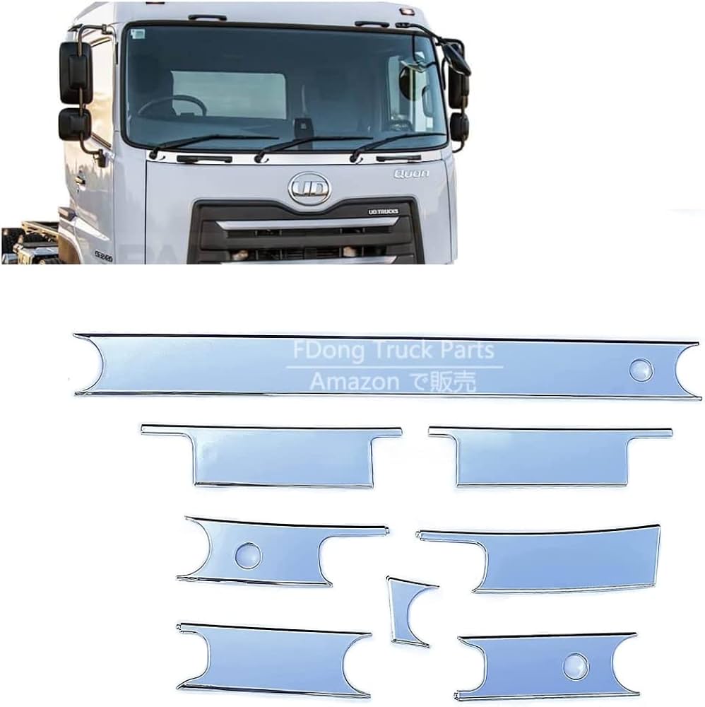 Amazon.co.jp: UD 07クオン パーフェクトクオン メッキ ワイパーパネル