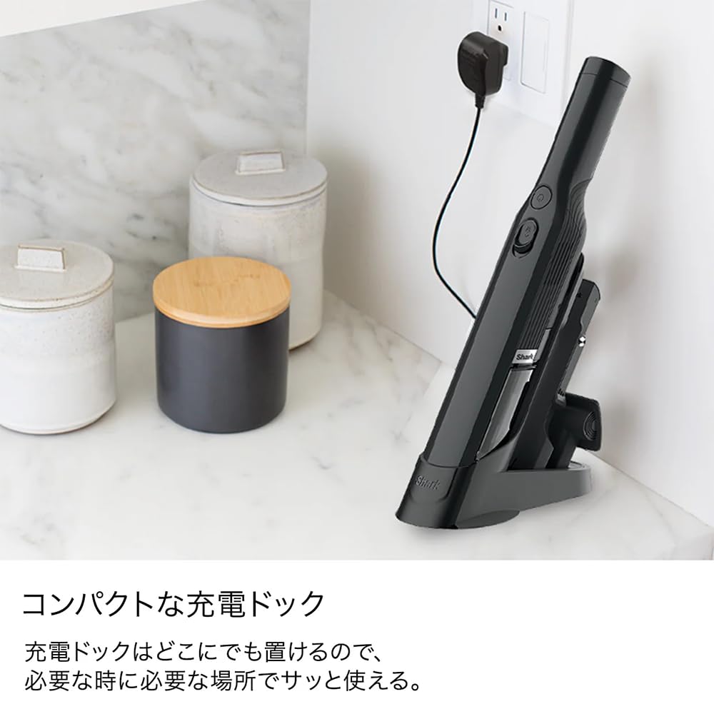 Amazon | Shark EVOPOWER 充電式ハンディクリーナー WV202JBK ＋